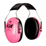 3M Peltor kid Casque anti-bruit H510, rose fluo / noir