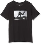 Nike B NK Dry Tee DFC Soccer Photo T-Shirt Garçon, Black, FR : M (Taille Fabricant : M)