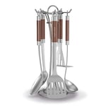 Morphy Richards 975055 Kitchen Utensil Set, Accents Range, Stainless Steel, Copper, 5 - Piece , 14.9 x 17.2 x 39 cm