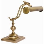 Licht-erlebnisse - Lampe de bureau Scrivania en laiton de couleur bronze clair au design vintage lampe de piano liseuse H:39 cm - Bronze clair
