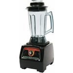 Blender Smoothie 2800W Noir Blender mixeur et Milk-shake Professionnel en Acier Inoxydable pour traiter les liquides les jus les surgelés les sauces