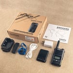 X30-XKB Standard KSUT  Mini talkie-walkie professionnel sans fil, émetteur-récepteur Fm Uhf, Radio-réveil Portable bidirectionnel, X-30XKB "" Nipseyteko