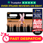 8x Duracell Plus AA Batteries MN1500B8