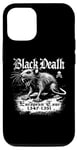 Coque pour iPhone 12/12 Pro Black Death European Tour Plague Rat Histoire médiévale