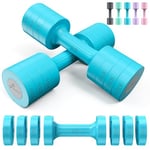 Adjustable Dumbbells Hand Weights Set: Sportneer 5lb Dumbbells 2 Pieces Each 2lb 3lb 4lb 5lb Free Weights Quick Adjustable Dumbbell Weight Set for Women Men Home Gym