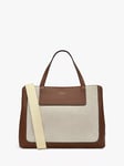 Radley Dukes Place Canvas Medium Zip Top Grab Bag, Tortoise