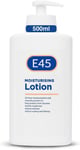 E45 MoisturisingLotion Dermatological Body MoisturiserDry &Sensitive Skin 500ml 