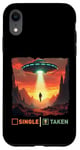 iPhone XR single taken alien man taken by UFO valentine's day boys Case