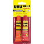 UHU PLUS Colle 2 composants prise ultra rapide Tube 35g (Par 6)