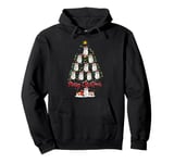 Ragdoll Cat Xmas Lighting Santa Ragdoll Cat Christmas Tree Pullover Hoodie