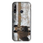 Coque pour Huawei P40 Lite E Chasse Sanglier Neige