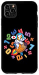 Coque pour iPhone 11 Pro Max Kawaii Dog Astronaute Kids Funny Maths Day Numbers Day