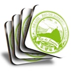 Set of 4 Square Coasters - Rio de Janeiro Brazil Travel  #5955