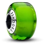 Pandora Moments Green Mini Murano Glass Charm Sterling silver berlock 793106C00