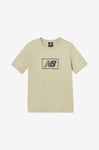 New Balance - T-shirt NB Essentials Logo Tee - Grön