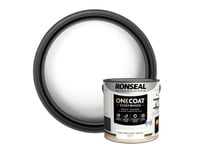 Ronseal One Coat Everywhere Interior Paint Pure Brilliant White Matt 2.5 litre