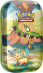 Pokémon JCC Mini-boîte Magnifique Paldea – Arboliva et Phyllali (2 boosters, 1 Page d’Autocollants)