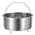 Stainless Steel Steamer Basket Rice Cooker Steamer for  Cooker with Handle1597