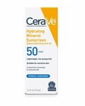 CeraVe Hydrating Mineral Sunscreen Face Lotion SPF50 2.5fl oz 75mL 