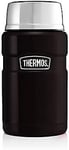 Thermos Stainless King Food Flask, Matt Black, 710 ml