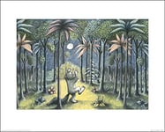 The Art Group To the Land of the Wild Things Maurice Sendak Art Print, Paper, Multi-Colour, 40 x 50 x 1.3 cm