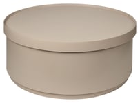 Broste Copenhagen Ninna Sofabord m. oppbevaring - Beige, Ø75