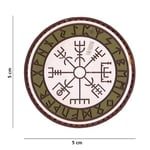 Vanoimports Vegvisir - coyote/vit PVC patch