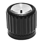 LOKNOB 6061, High Impact ABS LOKNOB 3/4" OD Series (Black / Silver)