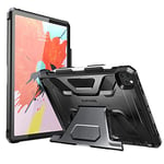 SUPCASE Unicorn Beetle Series Coque de Protection intégrale avec béquille pour iPad Pro 11" (Version 2020), Noir