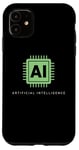 Coque pour iPhone 11 Technologie de puce informatique intelligence artificielle IA