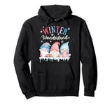 Walking In A Winter Wonderland Christmas Cute Gnome Matching Pullover Hoodie