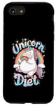 Coque pour iPhone SE (2020) / 7 / 8 Unicorn Diet Magical Rainbow Unicorn Princess