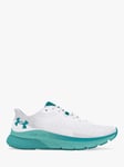 Under Armour Turbulence 2 Running Shoes, White/Circuit Teal