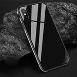 Sulada Tempered Glass TPU Metal cover (iPhone Xr) - Sølv