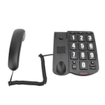 Corded Home Phone Big Button Flashing Alert Home Telephone Speakerphone For