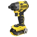 STANLEY FATMAX Visseuse à impacts - Brushless - FMC647D2-QW - Lithium 18V - 2 batteries 2Ah - Jaune/Noir