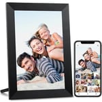 AEEZO Cadre Photo Numérique WiFi 10.1 Pouces,1280 x 800 HD IPS Cadres Photo Numérique,Stockage de 32 Go intégré,Rotation Automatique,Partager des Photos et des Vidéos