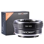 K&F Concept Olympus OM to Sony E Mount Lens Adapter - KF06.072