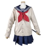 Nee My Hero Academia Himiko Toga Costume De Cosplay Femme Quotidien Campus JK Uniforme Costume De Marin,Off White,XL