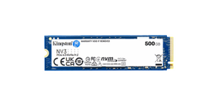 Kingston 500G Nv3 M.2 Pcie 4.0 Nvme Ssd R/W 5000/3000 MB/S