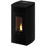 Poêle à granulés étanche Duke 14 Noir - 14 kW - Freepoint