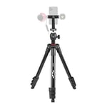 JOBY Compact Light Kit, Trépied pour Smartphone / Appareil Photo avec Rotule, Support Universel pour Smartphone, Sac de Transport, pour Reflex, Hybride et Smartphone, Couleur : Noir, Capacité 1.5 Kg