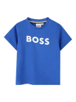 HUGO BOSS Baby Cotton T-Shirt, Bright Cobalt