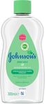 JOHNSON'S Aloe Vera Baby Oil 300ml – Leaves Skin Soft and Smooth – Ideal for