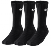 Nike NIKE Cushioned Crew 3-pack Black Socks (34-38)