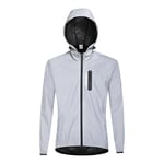 Veste De Cyclisme,Coupe-Vent Réfléchissante,Brillante Pour La Course Nocturne,Imperméable À L'eau Et À La Pluie,Pour Vtt Et Vélo,Très Visible