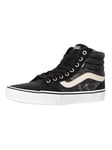 VansFilmore Hi Suede Canvas Trainers - Grunge Black