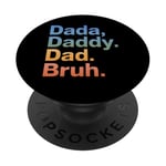 Dad Daddy Papa Father's Day Gift for Dad from Daughter Son PopSockets Adhesive PopGrip