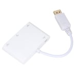 displayport double mode dp mâle vers vga hdmi femelle adaptateur convertisseur audio câble zjt0301 l14081