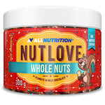 ALLNUTRITION Nutlove Whole Nuts - Peanuts in Milk Chocolate - Sugar Free Chocolates - No Added Sugar Chocolate - Low Calorie Sweets - Healthy Snack - 300g